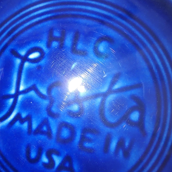 Fiesta, 7 inch bowl. Cobalt color - Picture 2 of 2